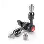 Príslušenstvo k statívu Manfrotto 244MICRO — hliník/nerez, dĺžka 150 mm, nosnosť 3 kg, čierne