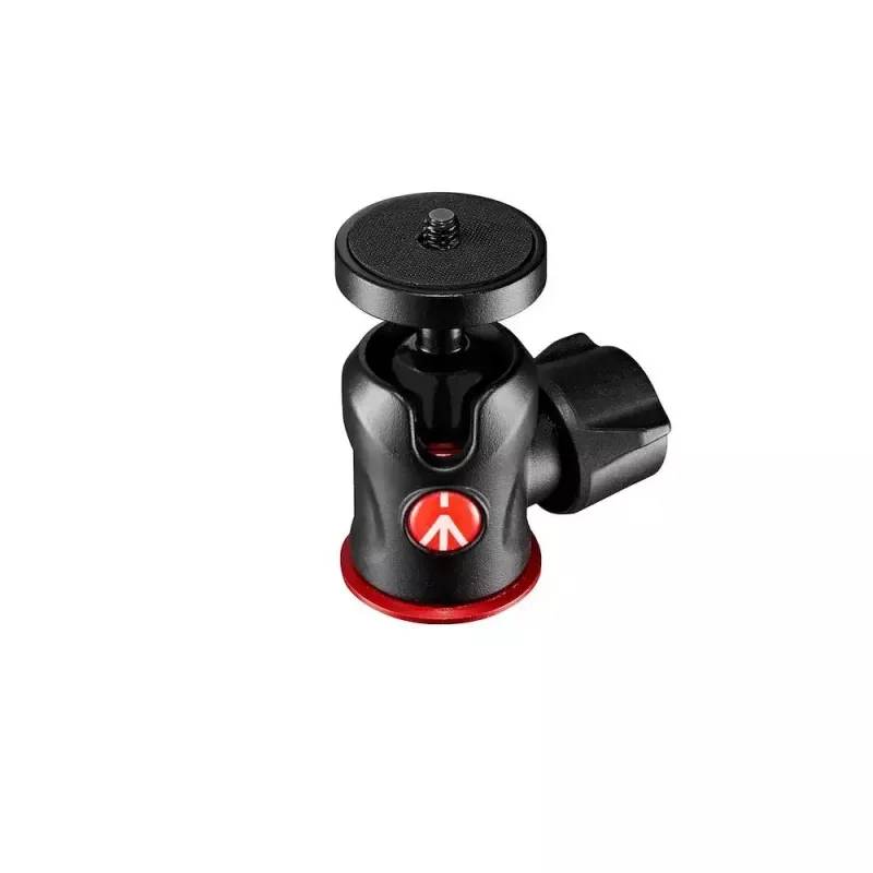 Hlava statívu Manfrotto 492 Centre guľová hlava čierna červená 1/4