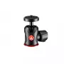Hlava statívu Manfrotto 492 Centre guľová hlava čierna červená 1/4