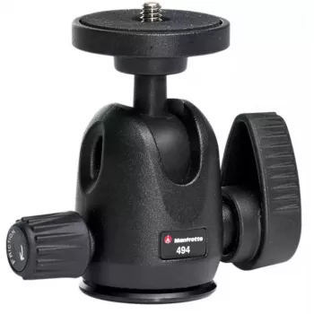 Hlava statívu Manfrotto MH494-BH čierna hliník 1/4