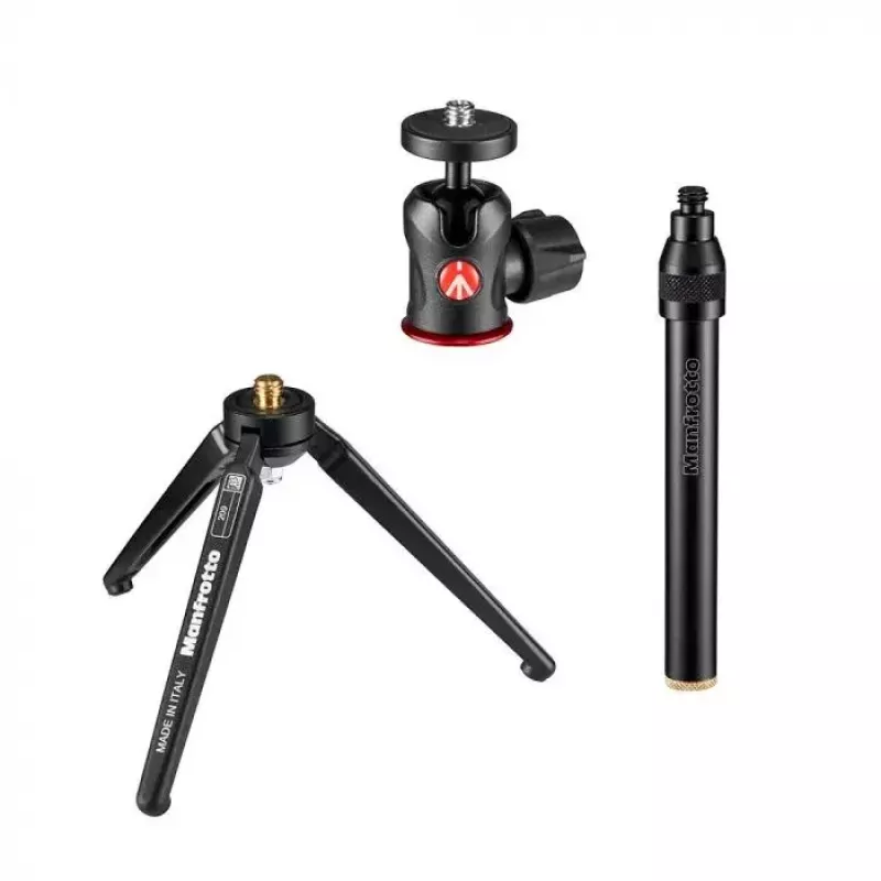Manfrotto 209,492LONG-1 statív 3 nohy čierny 35,5 cm max. výška