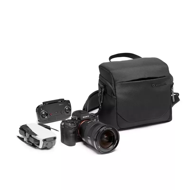 Taška na rameno Manfrotto MB MA3-SB-L čierna univerzálna kompatibilita
