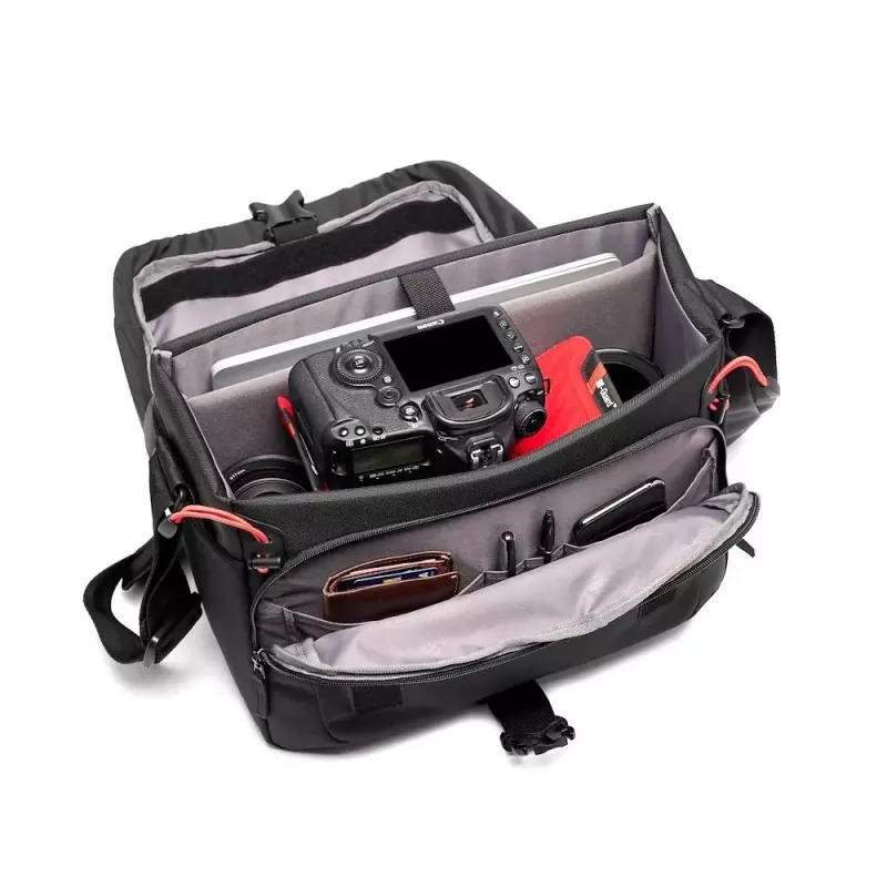 Taška messenger Manfrotto MB MA3-M-M čierna univerzálny ramenný popruh
