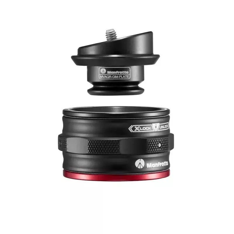 Montážna doska Manfrotto MVAQR-GIM-PLATE hliník čierna 50 mm x 35 mm
