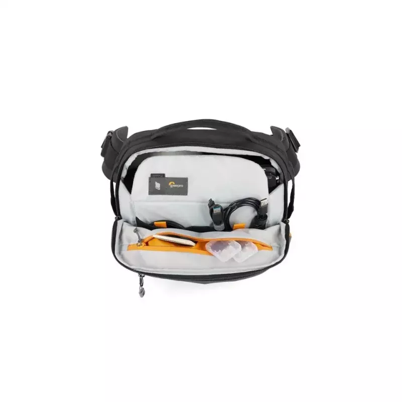 Taška sling Lowepro LP37468-PWW sivá ramenný popruh 1 vonkajšie vrecko
