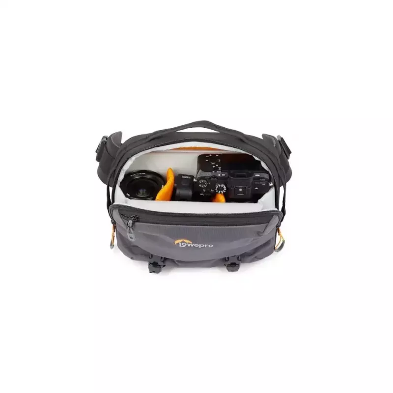 Taška sling Lowepro LP37468-PWW sivá ramenný popruh 1 vonkajšie vrecko