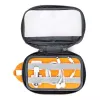 Taška Lowepro GearUp Pouch Mini nylon polyester ripstop sivá oranžová