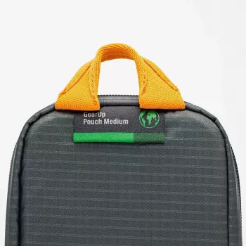 Taška Lowepro Pouch Medium GearUp GL LP37139-GRL nylon ripstop polyester oranžová sivá 280x45x140 mm