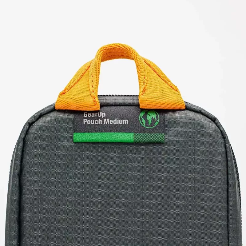Taška Lowepro Pouch Medium GearUp GL LP37139-GRL nylon ripstop polyester oranžová sivá 280x45x140 mm