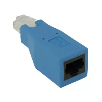 CradlePoint rollover adaptér pre RJ45, modrý – RJ45 na RJ45 konzolový kábel