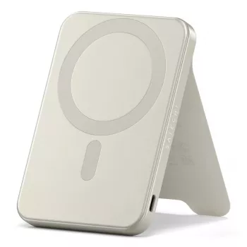 Prenosná powerbanka Satechi ST-B5Q2SW 5000 mAh, bezdrôtové nabíjanie, piesková