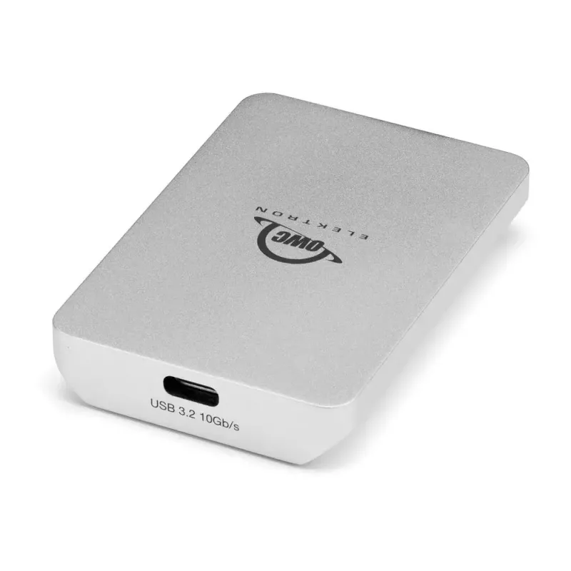 SSD puzdro OWC Envoy Pro Elektron Silver M.2, USB-C, 10 Gbit/s, 1 TB (nainštalované)