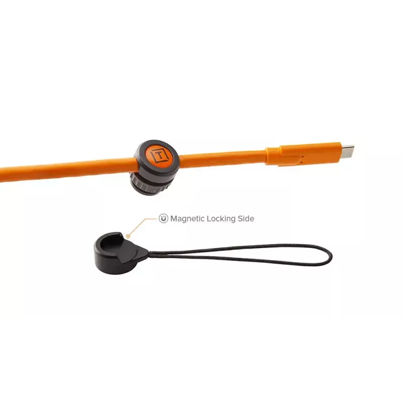 Držiak kábla Tether Tools TetherGuard TG020 univerzálny čierny oranžový 2 ks