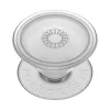 Grip PopSockets PlantCore od Popsockets — univerzálny grip na telefón, sivá priesvitná, 38,8 × 7,7 mm