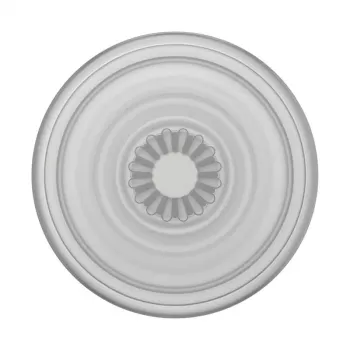 Grip PopSockets PlantCore od Popsockets — univerzálny grip na telefón, sivá priesvitná, 38,8 × 7,7 mm