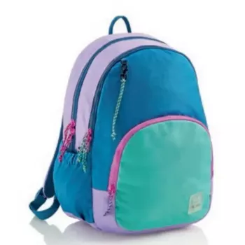 Miquelrius Triple Oslo Recycled batoh, 27 L, 3 priehradky, fialový