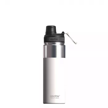 Asobu Alpine Flask 530 ml nerezová oceľ biela turistika