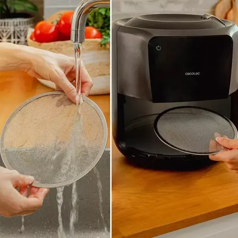 Fritéza s nízkym obsahom tuku Cecotec 03300 5,5 l 1550 W čierna