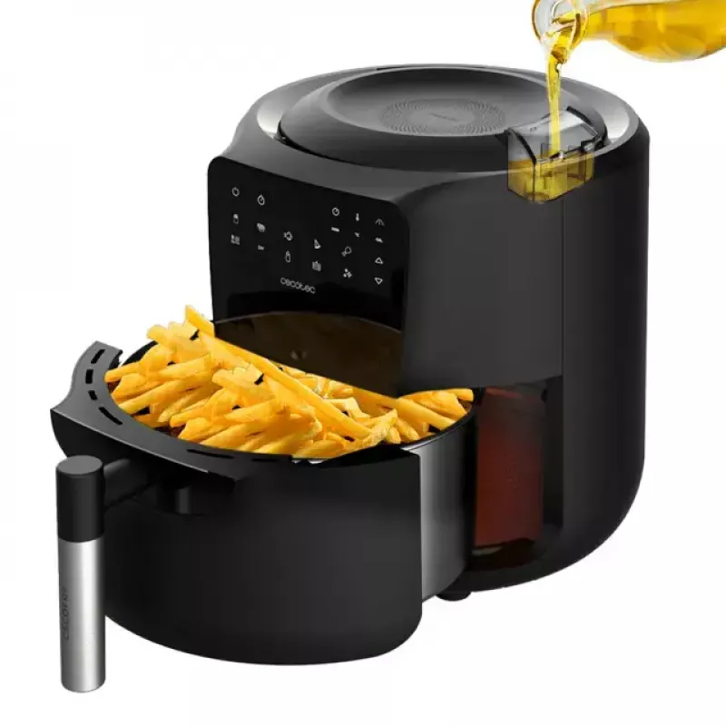 Fritéza s nízkym obsahom tuku Cecotec 03300 5,5 l 1550 W čierna