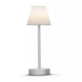 Stolové svietidlo Newgarden LOLA štíhle 30 2 W LED sivá IP44