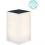 Solárne nástenné svietidlo NewGarden WALLY model LUMWLP012XXSPNW, kompaktné vonkajšie svietidlo 12x12x18 cm