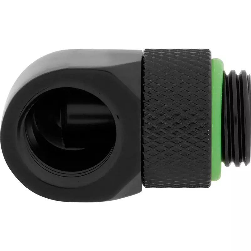 Prípojka Corsair CX-9055009-WW mosadz čierna 90° otočný adaptér