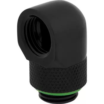 Prípojka Corsair CX-9055009-WW mosadz čierna 90° otočný adaptér