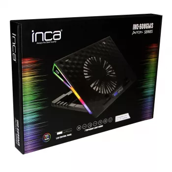 Stojan na notebook Inca INC-608GMS čierny 43,2 cm 17 palcov