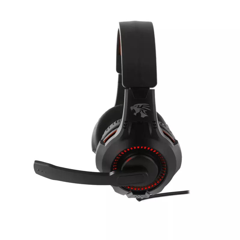 Headset Preo 125085402 drôtový herný čierny červený 20-20000 Hz