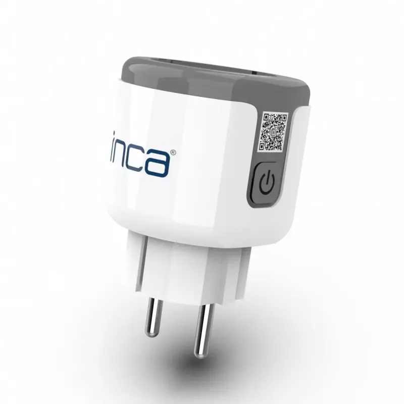 Inteligentná zásuvka Inca IWA-283 interiér/exteriér Wi-Fi 16A biela
