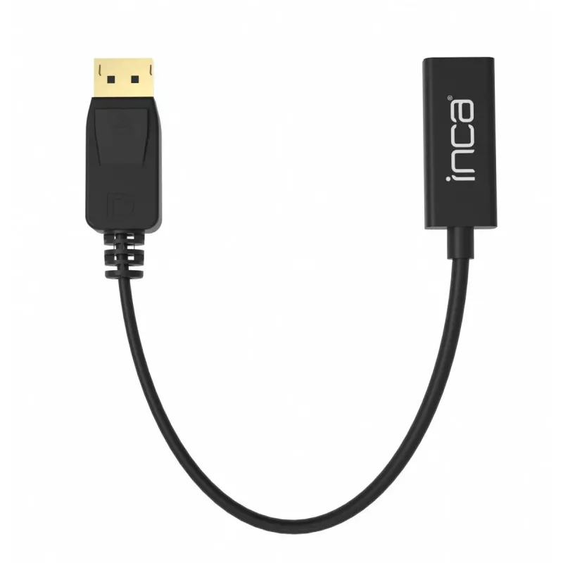 Video kábel adaptér Inca IDTH-05 0,2 m DisplayPort na HDMI Type-A čierny