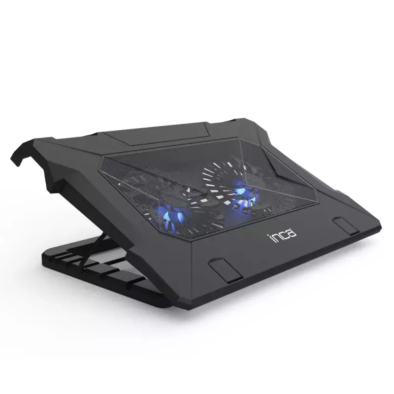 Chladiaci podstavec na notebook Inca INC-321RX 43,2 cm 2 ventilátory čierny