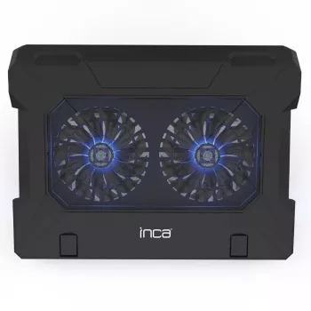 Chladiaci podstavec na notebook Inca INC-321RX 43,2 cm 2 ventilátory čierny