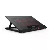 Chladiaci podstavec na notebook Inca INC-601GMS 43,2 cm 6 ventilátorov USB čierny