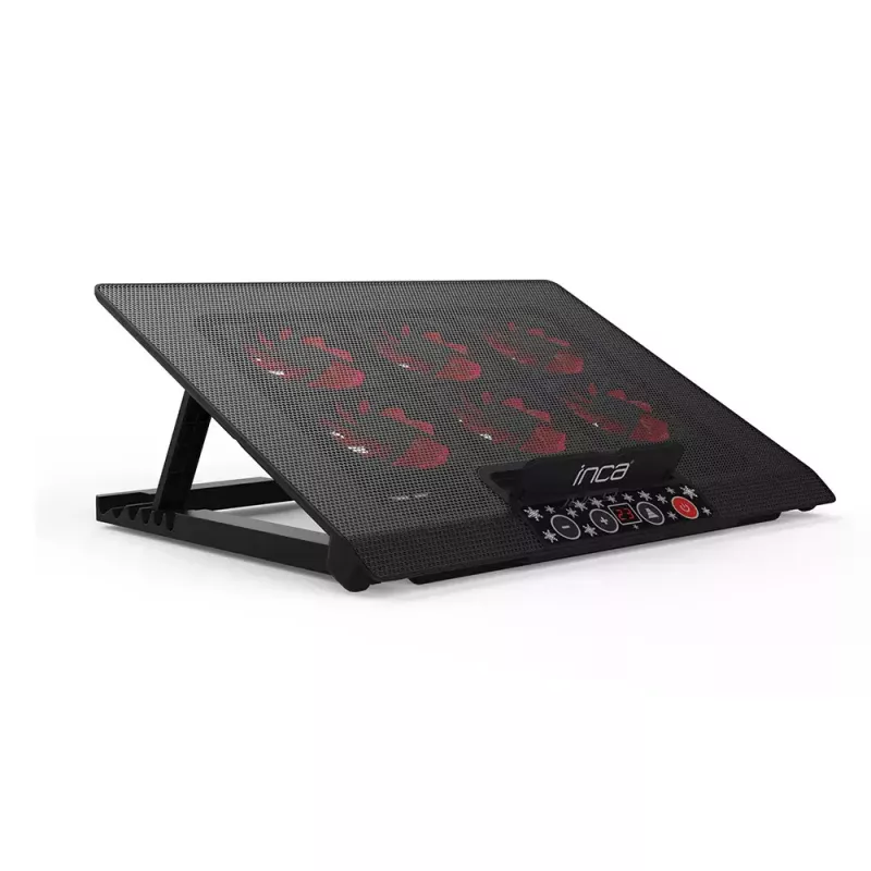 Chladiaci podstavec na notebook Inca INC-601GMS 43,2 cm 6 ventilátorov USB čierny