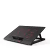 Chladiaci podstavec na notebook Inca INC-601GMS 43,2 cm 6 ventilátorov USB čierny