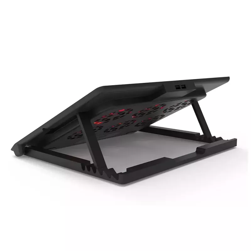 Chladiaci podstavec na notebook Inca INC-601GMS 43,2 cm 6 ventilátorov USB čierny