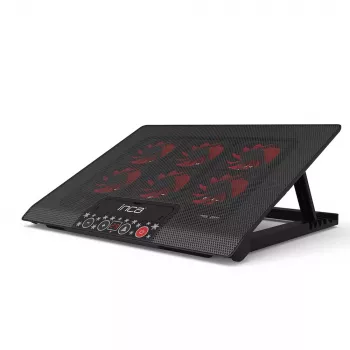 Chladiaci podstavec na notebook Inca INC-601GMS 43,2 cm 6 ventilátorov USB čierny
