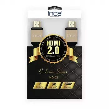 HDMI kábel Inca IHD-02 2 m HDMI Type-A konektor samec na samec 4K