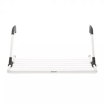 Sušiak na bielizeň s klipom Brabantia 102769 čierny strieborný 710 mm