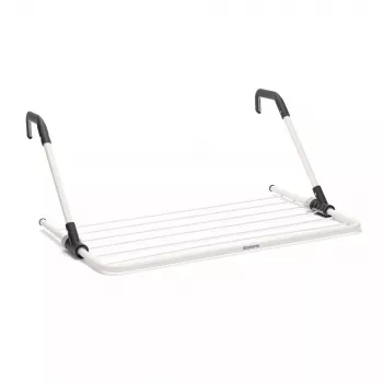 Sušiak na bielizeň s klipom Brabantia 102769 čierny strieborný 710 mm