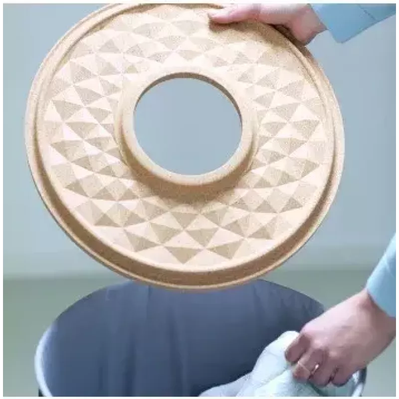 Koš na bielizeň Brabantia 104367 hnedý biely výška 665 mm priemer 30 cm