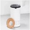 Koš na bielizeň Brabantia 104367 hnedý biely výška 665 mm priemer 30 cm