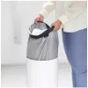 Koš na bielizeň Brabantia 104367 hnedý biely výška 665 mm priemer 30 cm