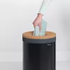 Koš na bielizeň Brabantia 120008 35L okrúhly čierny