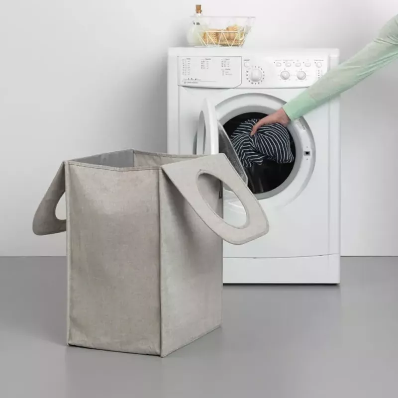 Koš na bielizeň Brabantia 120367 55L obdĺžnikový sivý