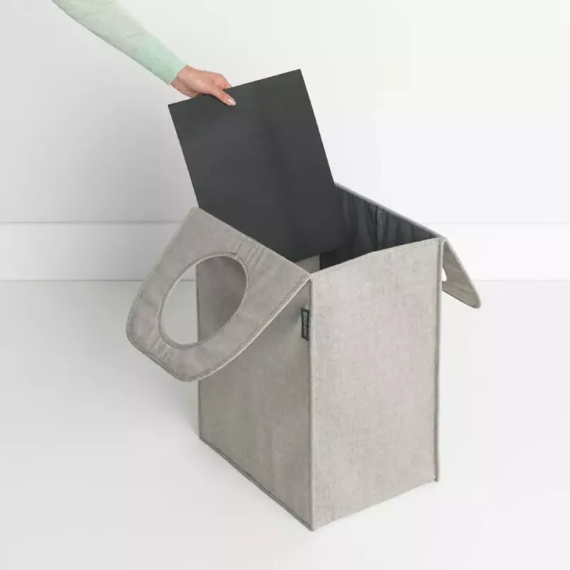 Koš na bielizeň Brabantia 120367 55L obdĺžnikový sivý