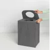 Koš na bielizeň Brabantia 120381 55 l obdĺžnikový čierny