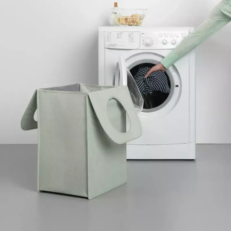 Koš na bielizeň Brabantia 120404 55L obdĺžnikový zelený