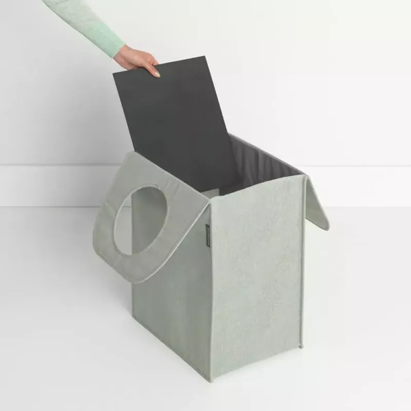 Koš na bielizeň Brabantia 120404 55L obdĺžnikový zelený